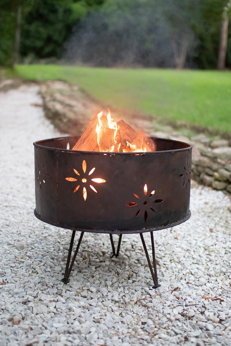 Recycled Metal Recycled Iron, Rustic Iron Fire Pit