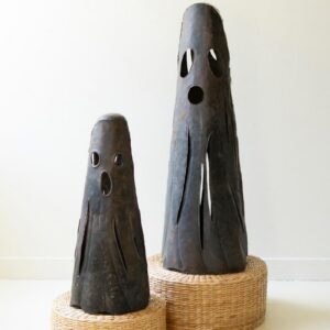 Recycled Metal Recycled Iron, Rustic Iron Ghost Luminaries
