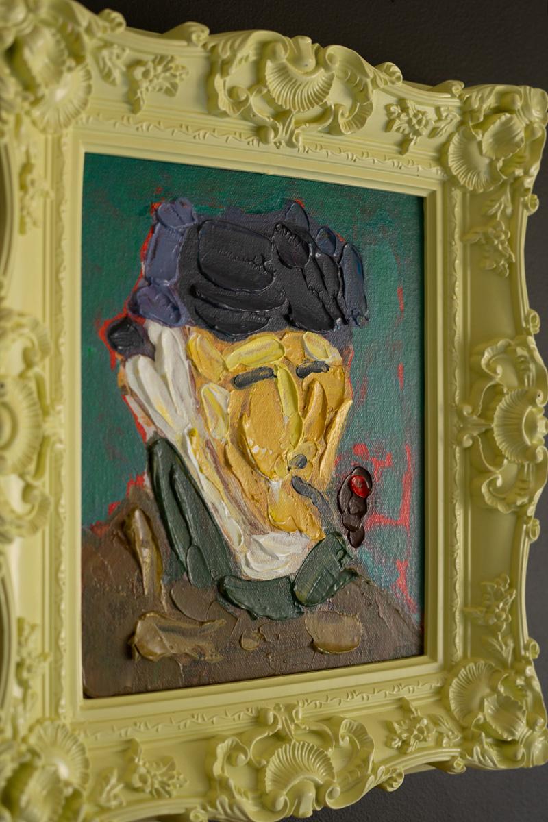 Framed Acrylic Portrait Paintings