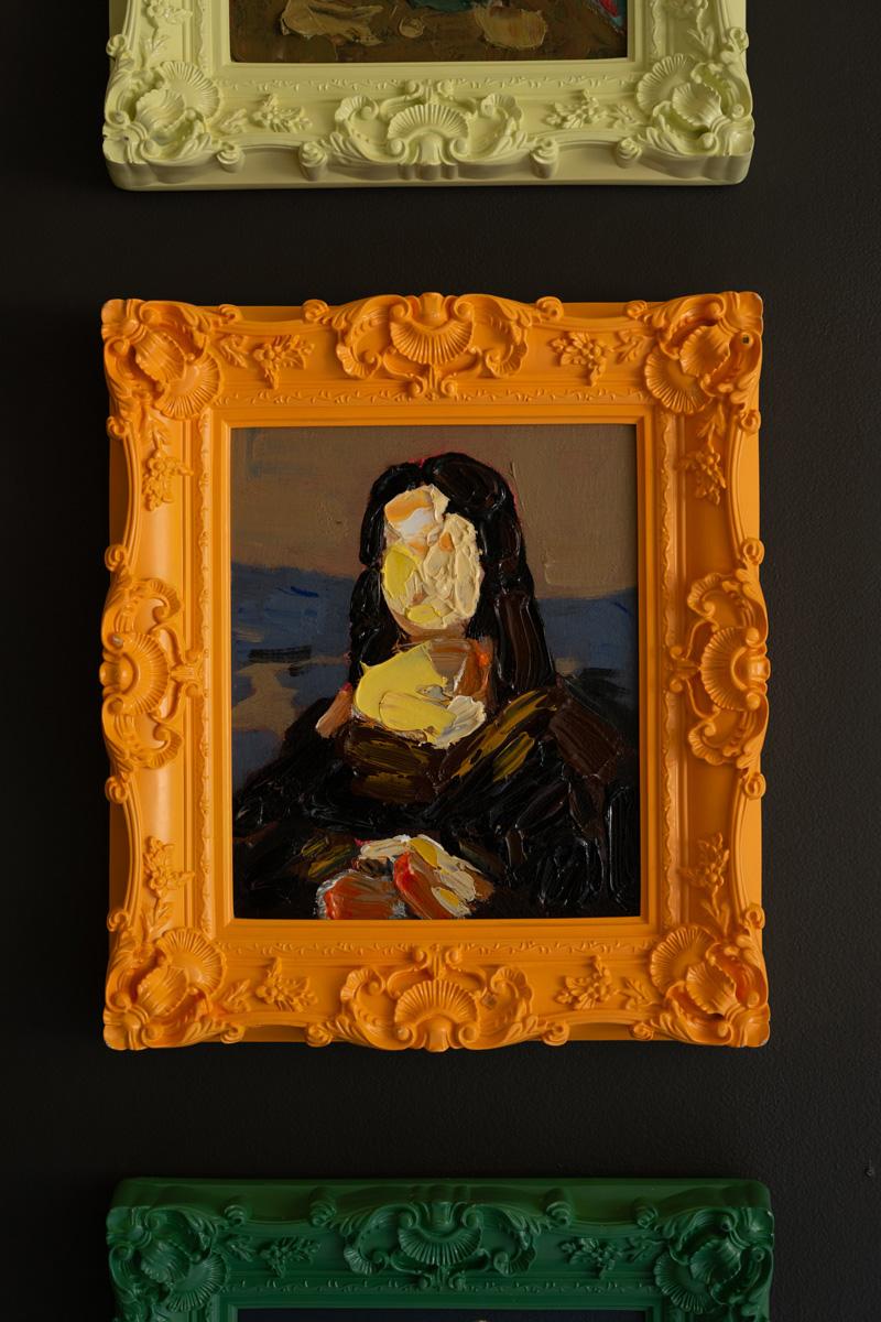 Framed Acrylic Portrait Paintings