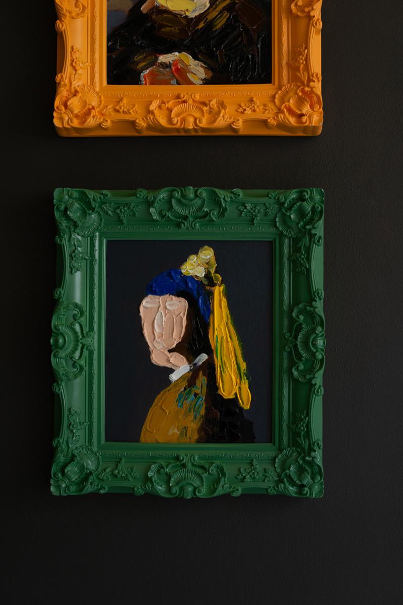Framed Acrylic Portrait Paintings