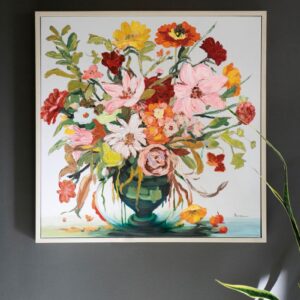 Framed Acrylic Painting – Floral