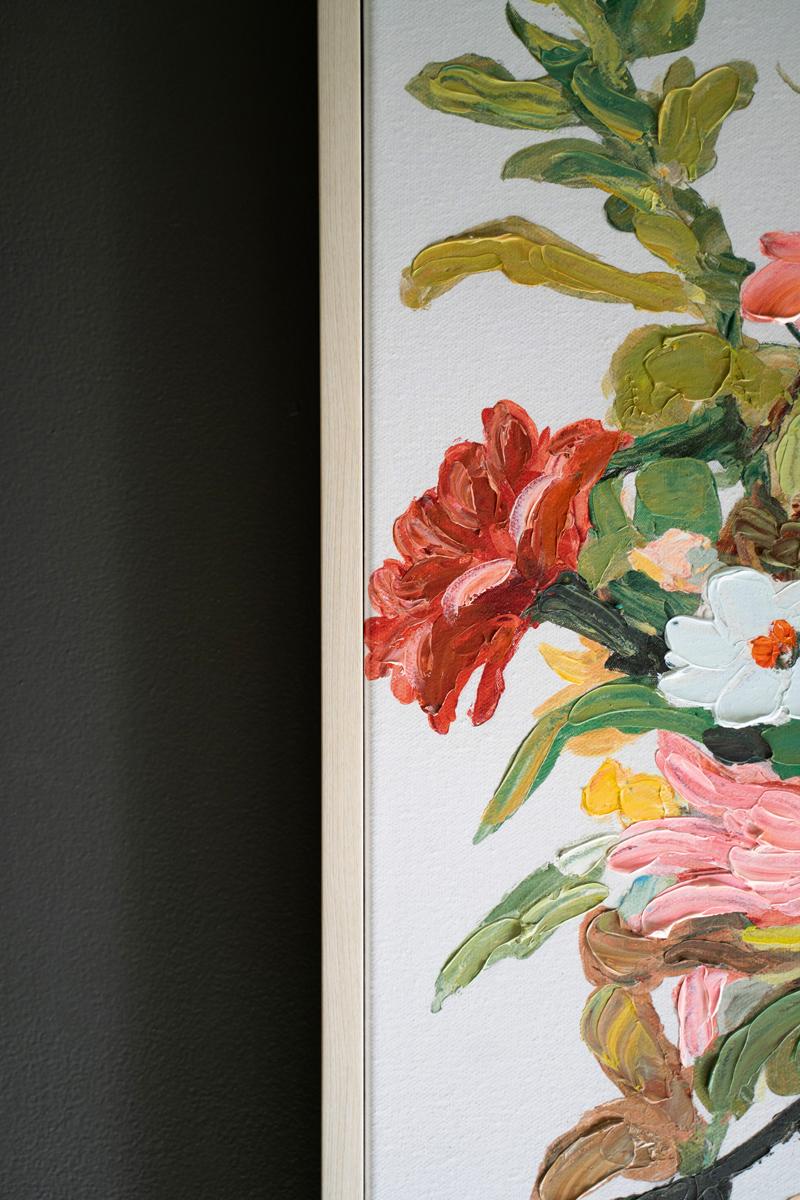 Framed Acrylic Painting – Floral