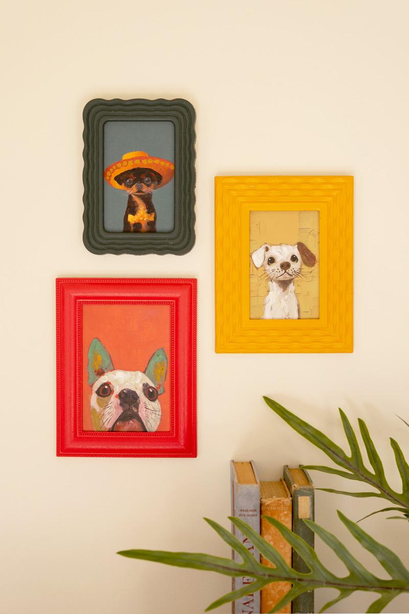 Framed Dog Paintings