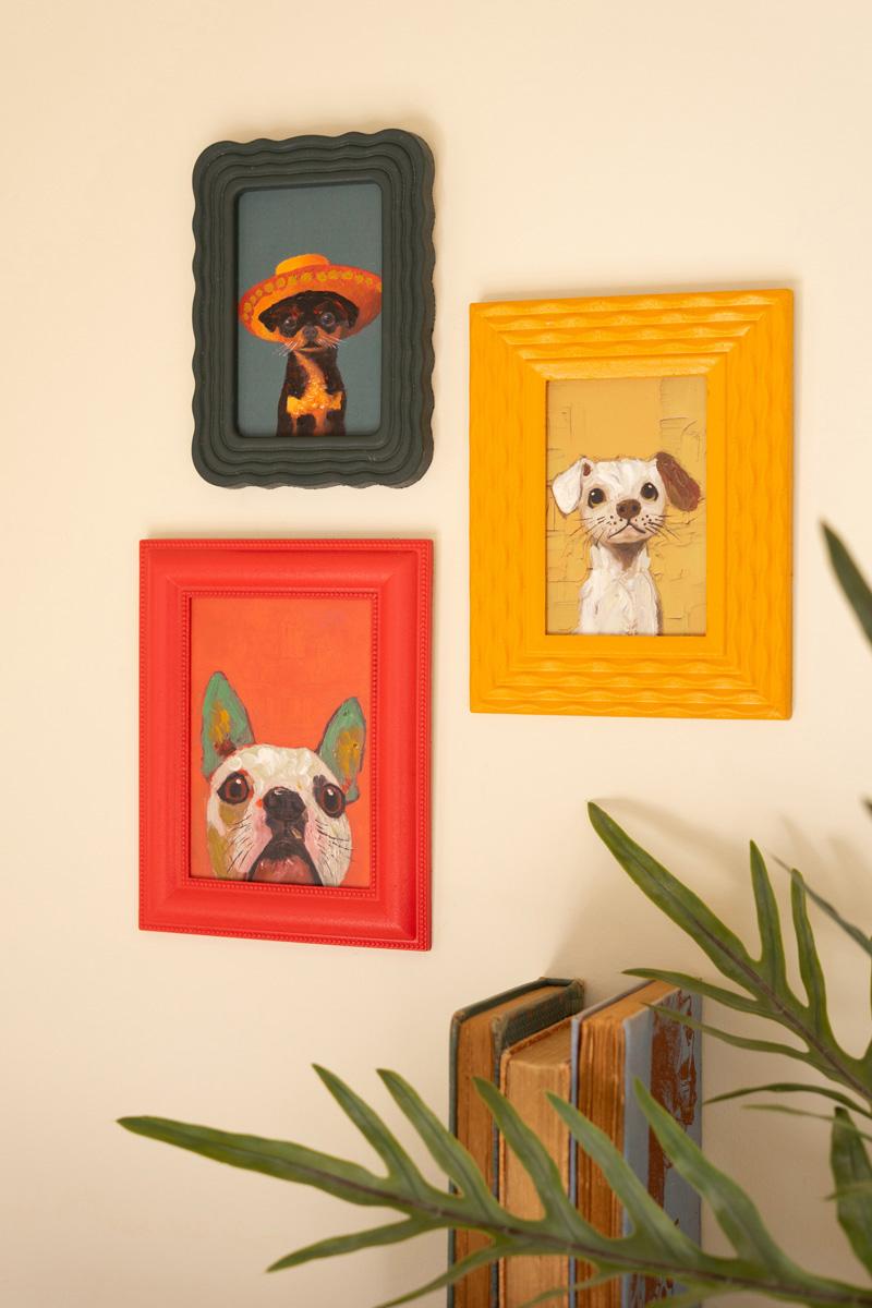 Framed Dog Paintings