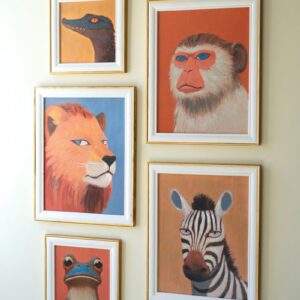 Framed Animals Paintings
