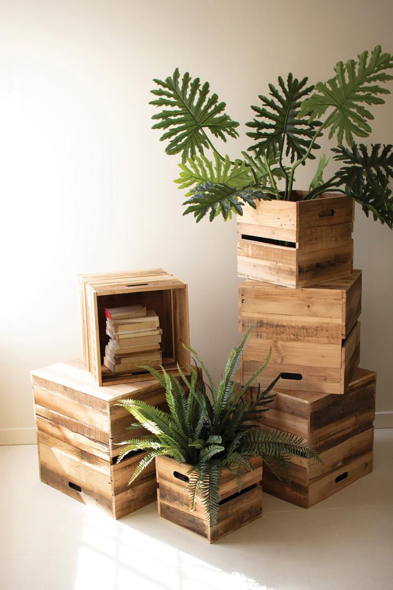 Recyled Pine Display Cubes