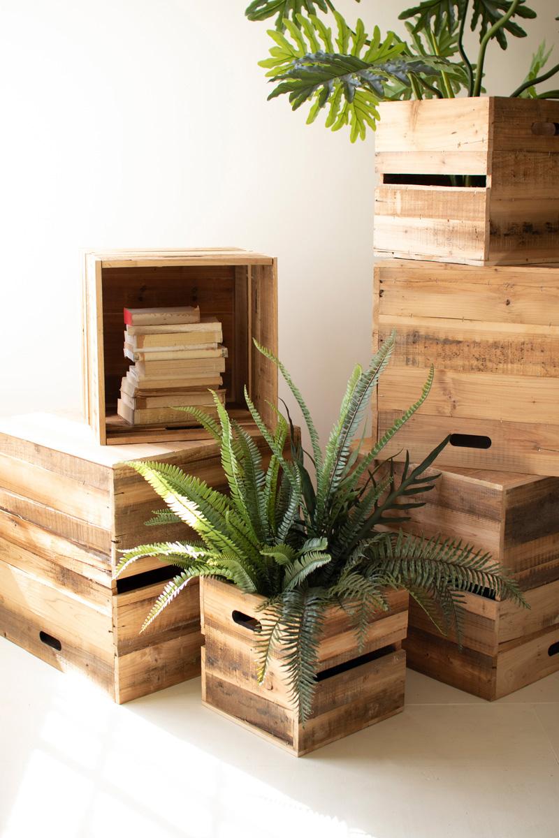 Recyled Pine Display Cubes