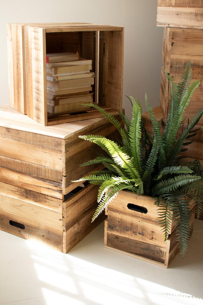 Recyled Pine Display Cubes
