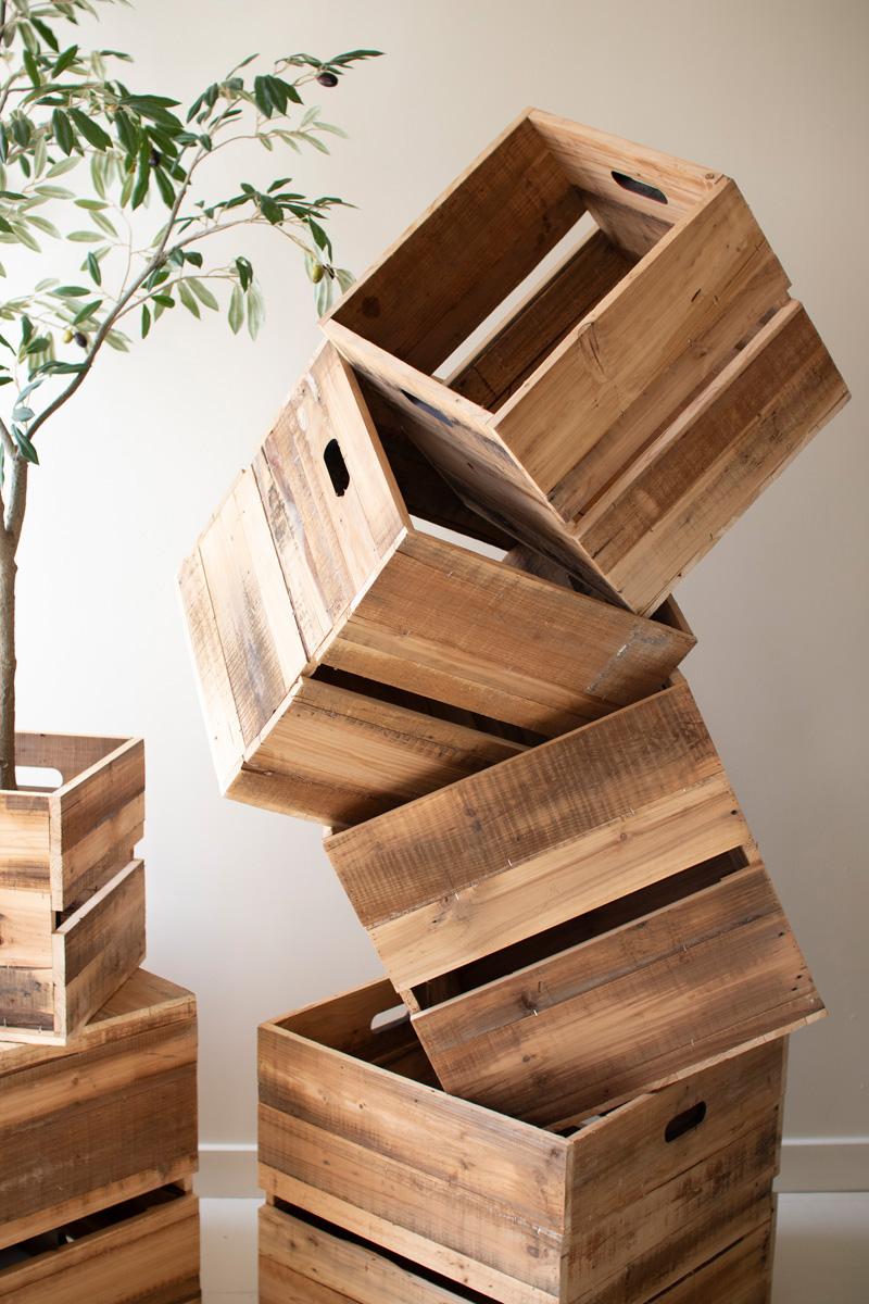 Recyled Pine Display Cubes