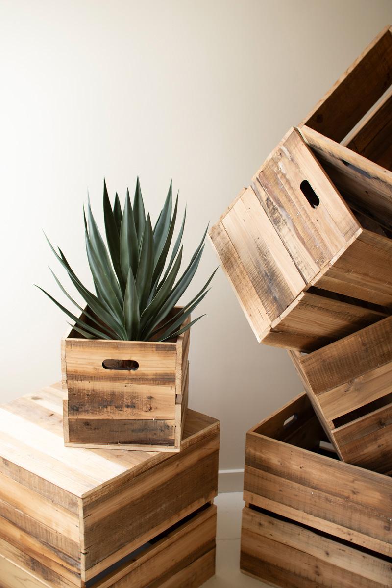 Recyled Pine Display Cubes