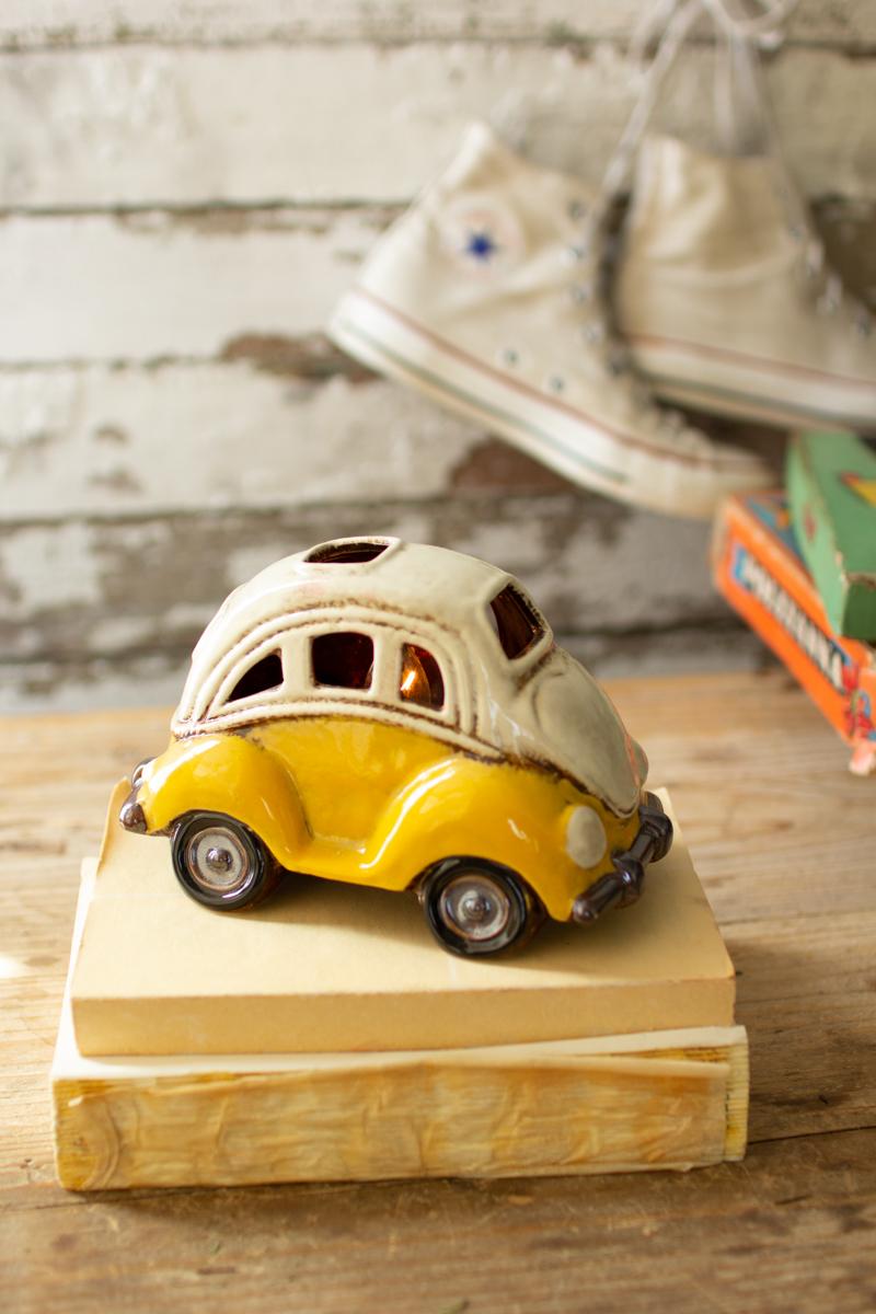 Box of 2 — Ceramic VW Bug Lamp