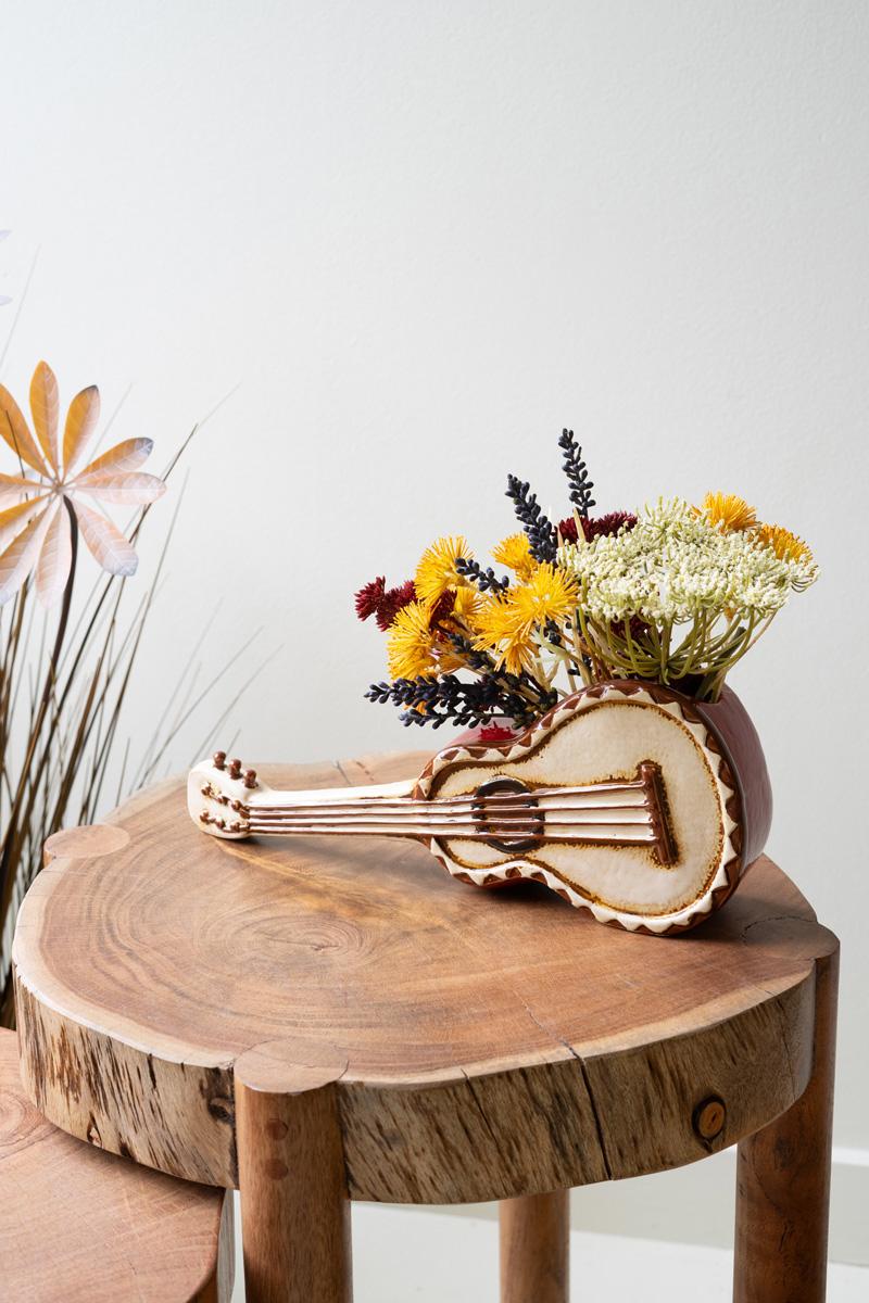 Box of 2 — Ceramic Guitar Planter