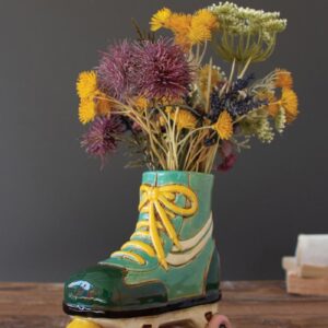 Box of 2 — Ceramic Roller Skate Planter