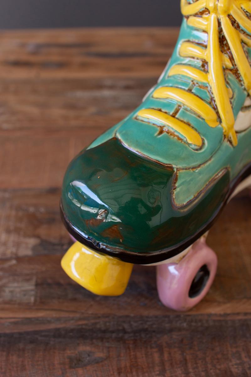 Box of 2 — Ceramic Roller Skate Planter