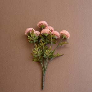 Bundle Of Seven Artificial Dalhias – Light Pink