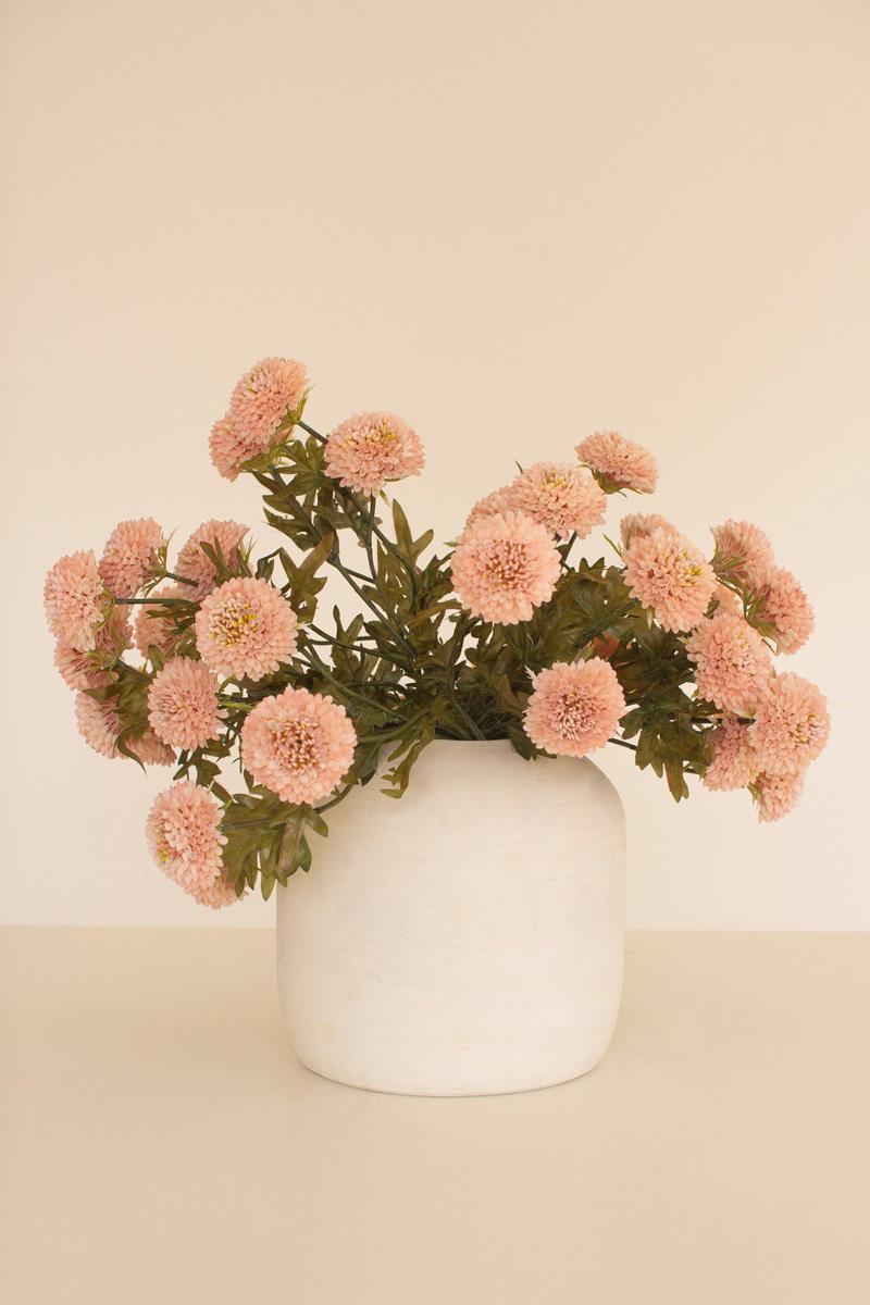 Bundle Of Seven Artificial Dalhias – Light Pink