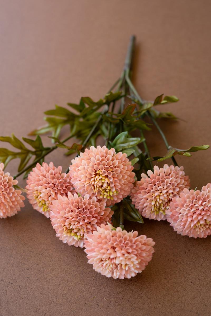 Bundle Of Seven Artificial Dalhias – Light Pink