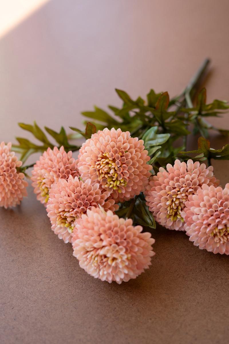 Bundle Of Seven Artificial Dalhias – Light Pink