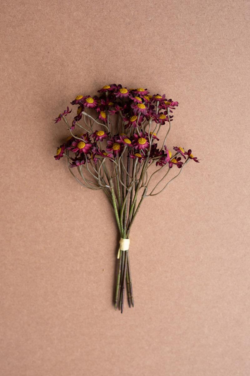 Chamomile Bundle (6 Stems) – Burgandy, Red