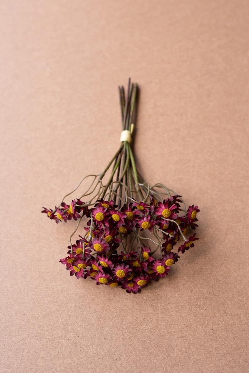 Chamomile Bundle (6 Stems) – Burgandy, Red