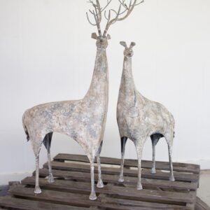 Metal Deer, Gray