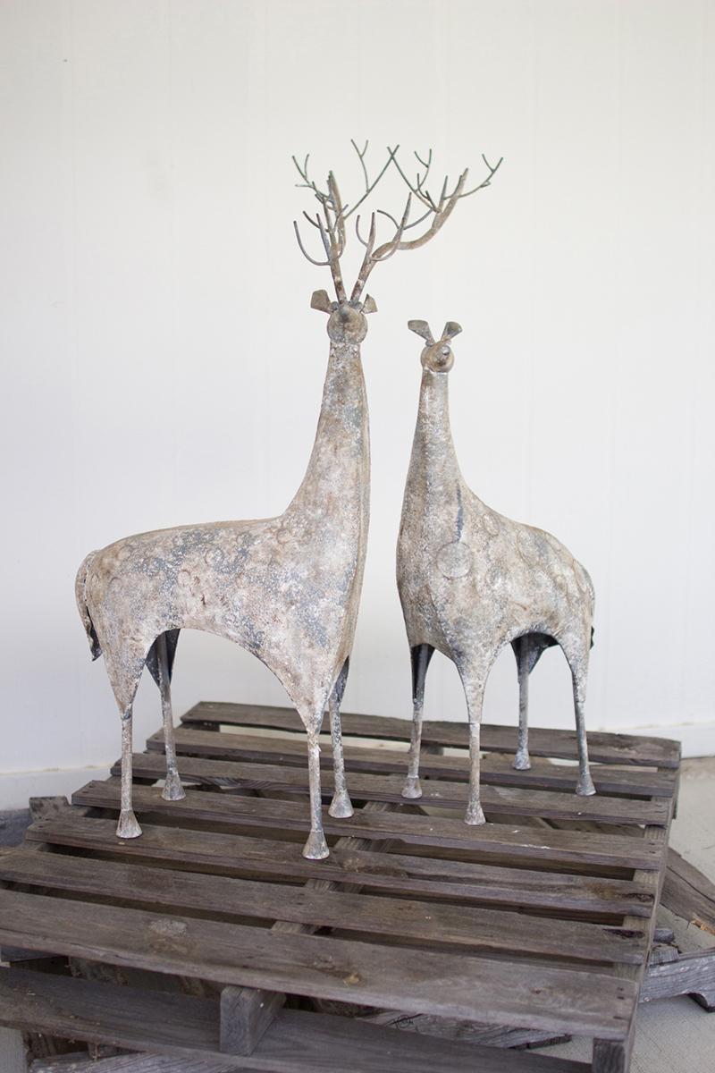 Metal Deer, Gray