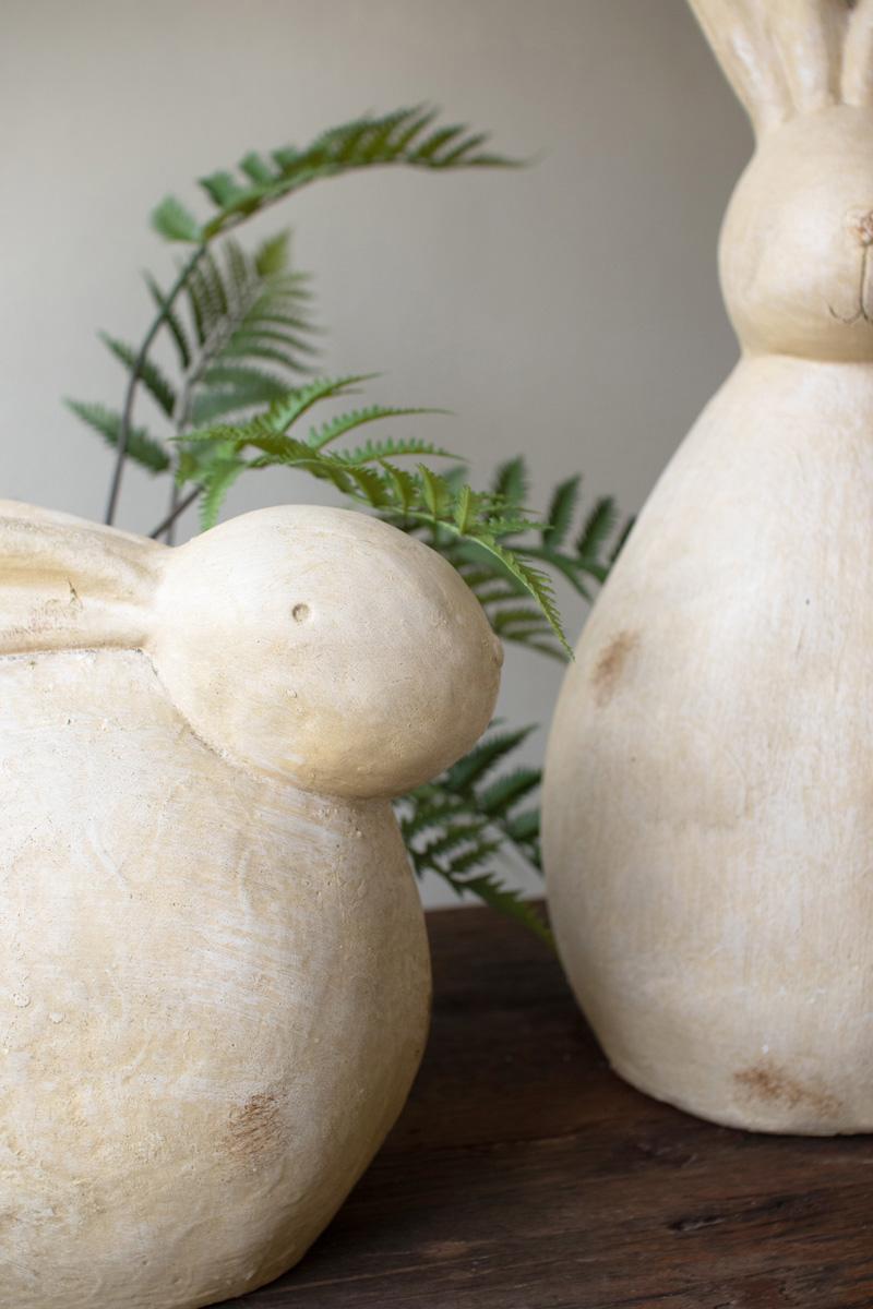 Rabbit Sculptures, White