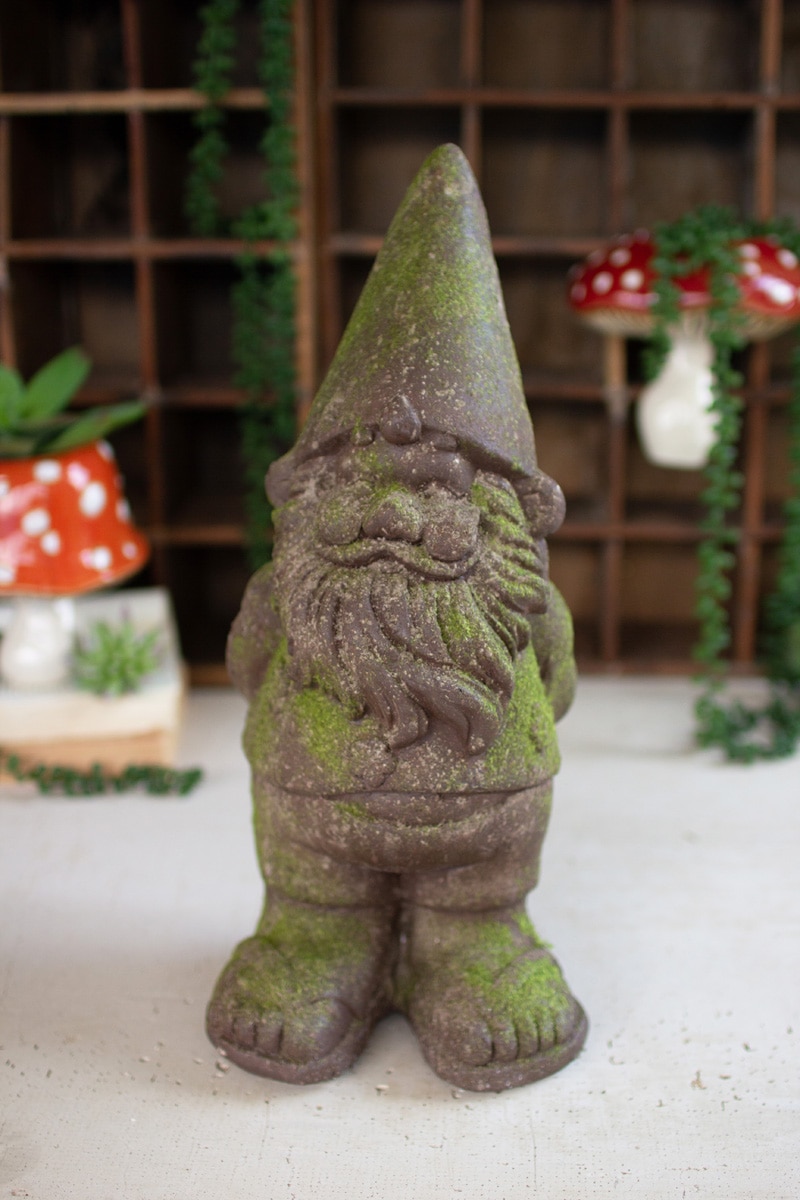 Faux Concrete Gnome, Green