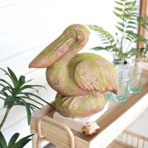 Faux Concrete Pelican, Gray
