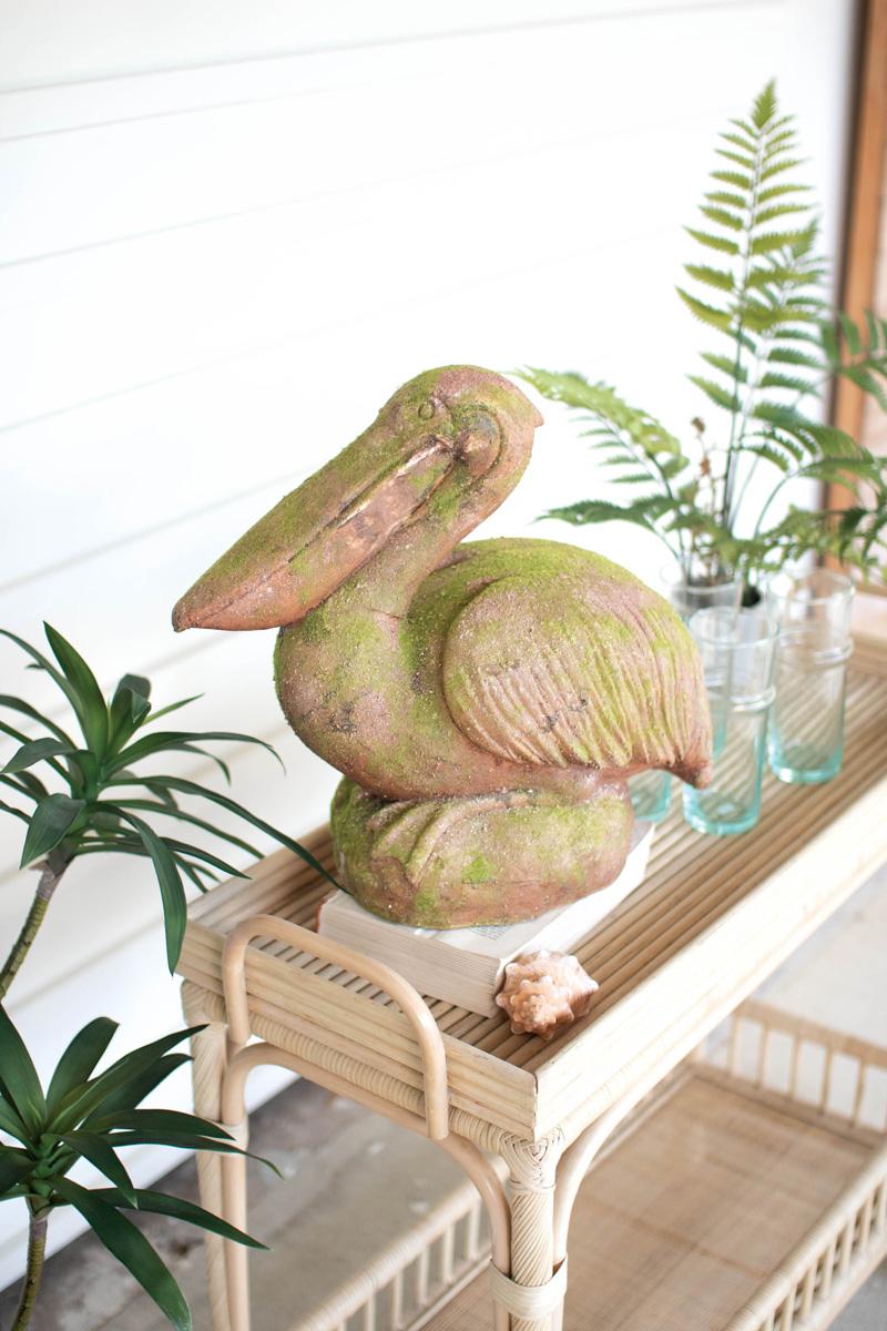Faux Concrete Pelican, Gray