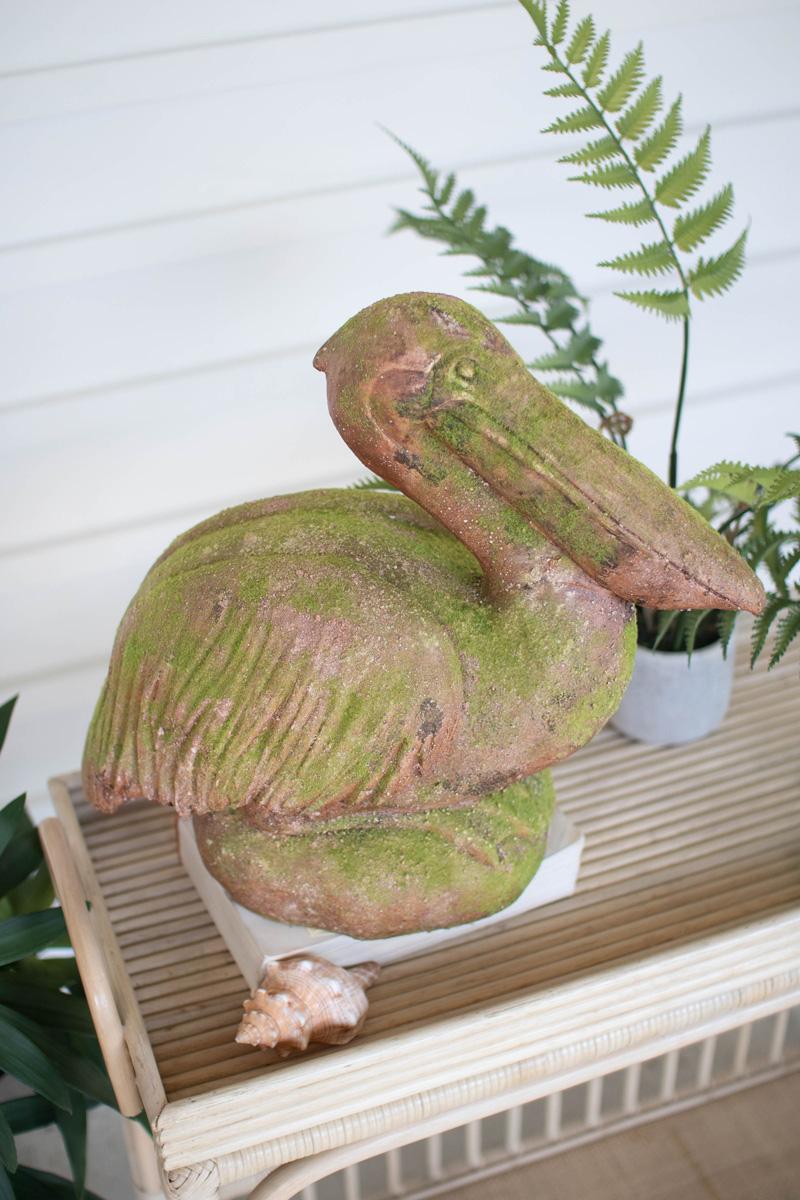 Faux Concrete Pelican, Gray