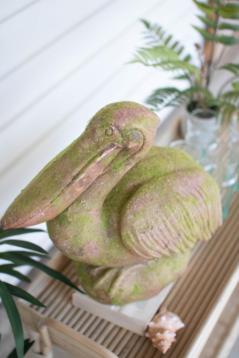 Faux Concrete Pelican, Gray