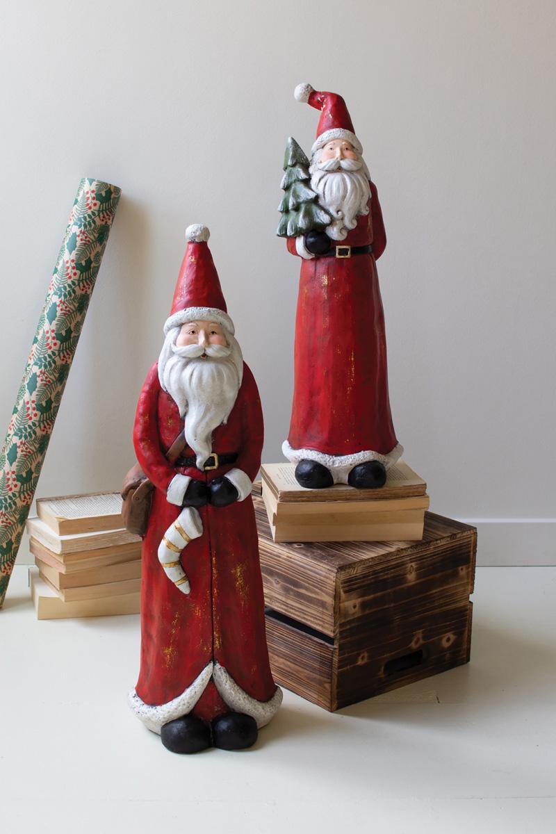 Resin Santas