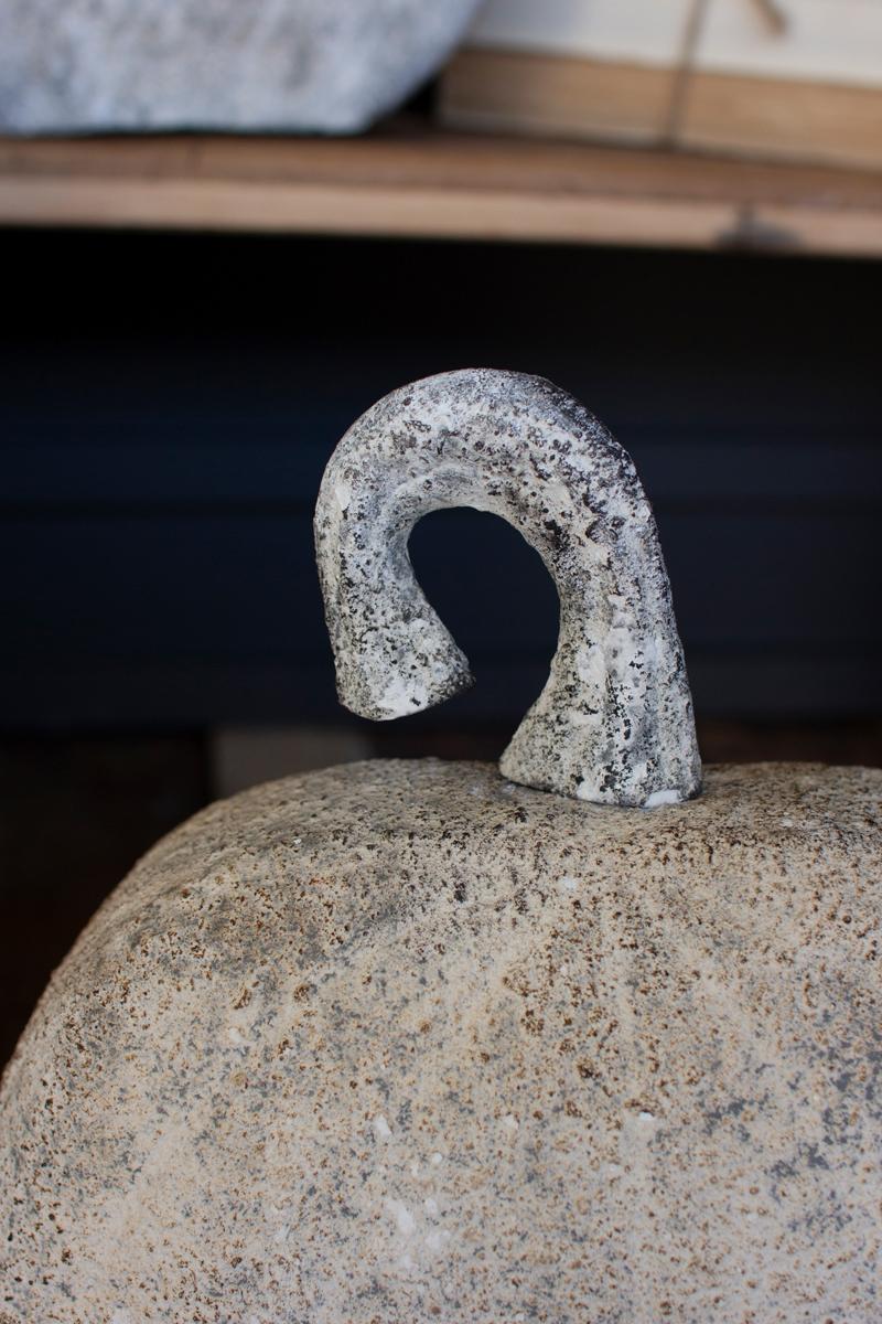 Rustic Metal Pumpkins, Grey