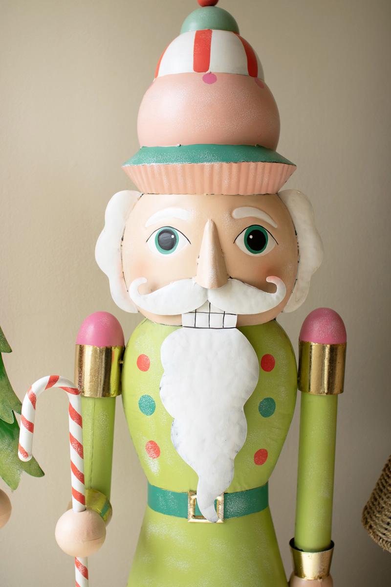 Life Size Painted Metal Nutcrackers