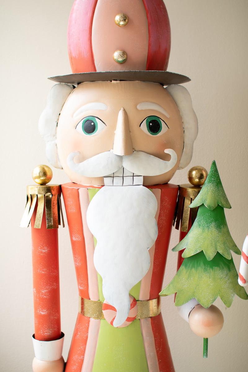 Life Size Painted Metal Nutcrackers