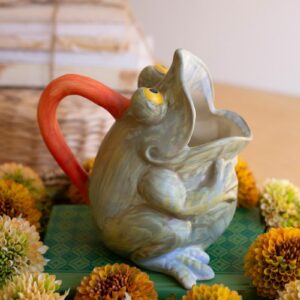 Box of 2 — Ceramic Frog Pitcher Vase