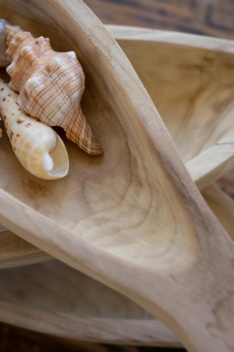 Carved Wood Fish Platters