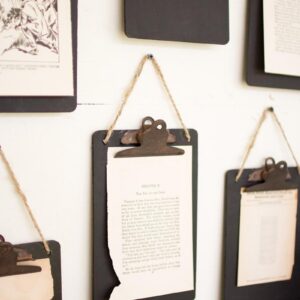 Black Clip Board Photo Or Notes Holder