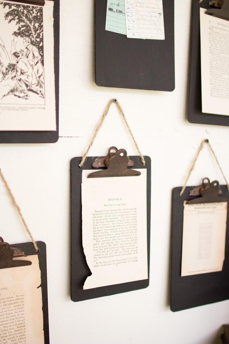 Black Clip Board Photo Or Notes Holder