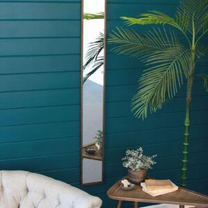 Tall Thin Wall Mirror – 8″ Wide, Gold