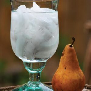 Recycled Glass, Large Recycled Water Goblet
