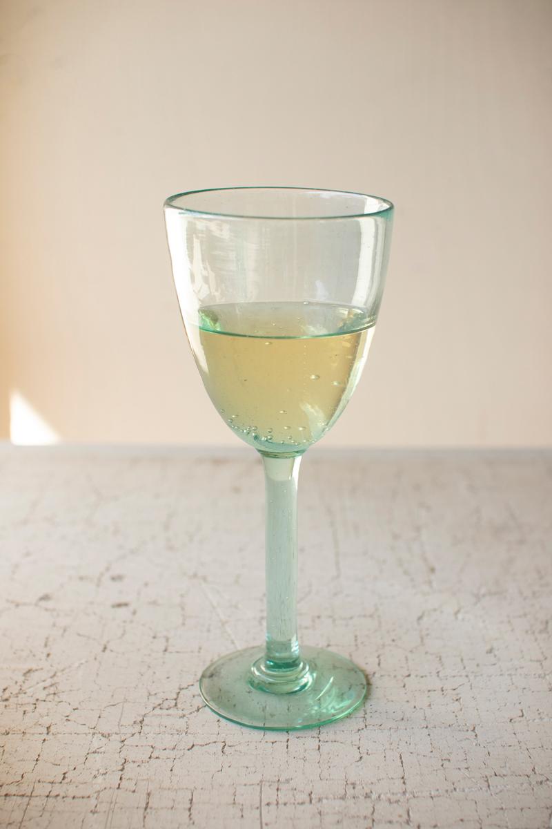 Recycled Wine Glass