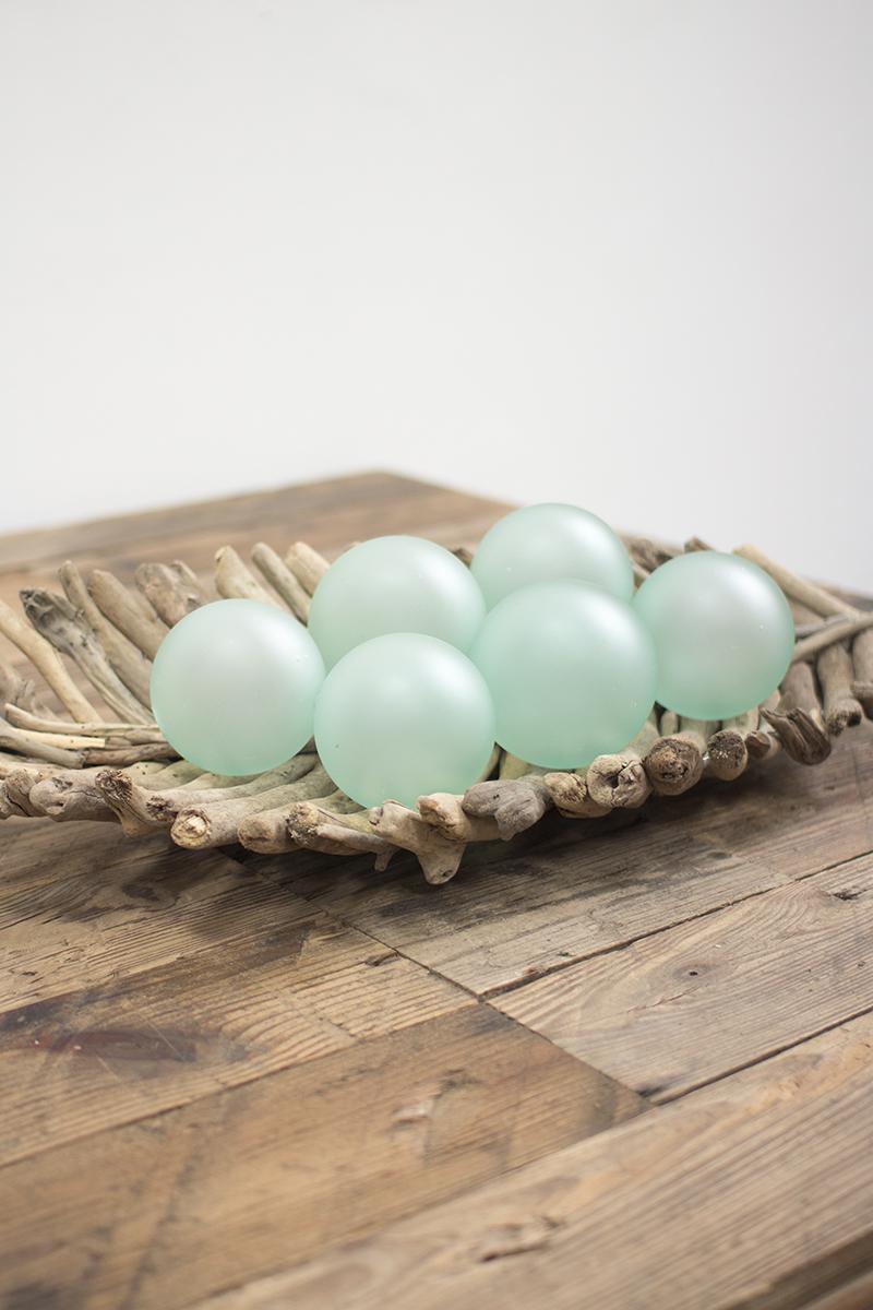 Recycled Glass Ball – Frosted