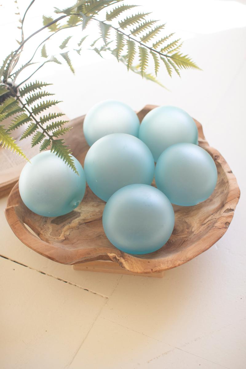 Recycled Glass Ball – Frosted