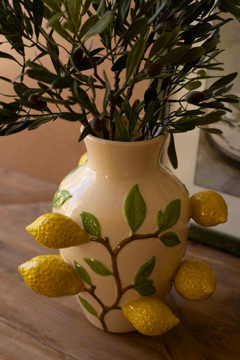 Box of 2 — Ceramic Lemon Vase