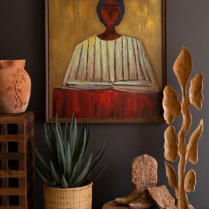 Framed Painting Southwest Woman