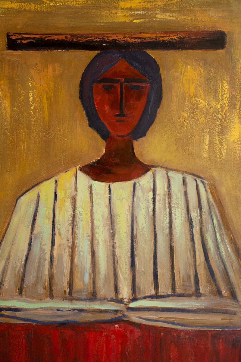 Framed Painting Southwest Woman