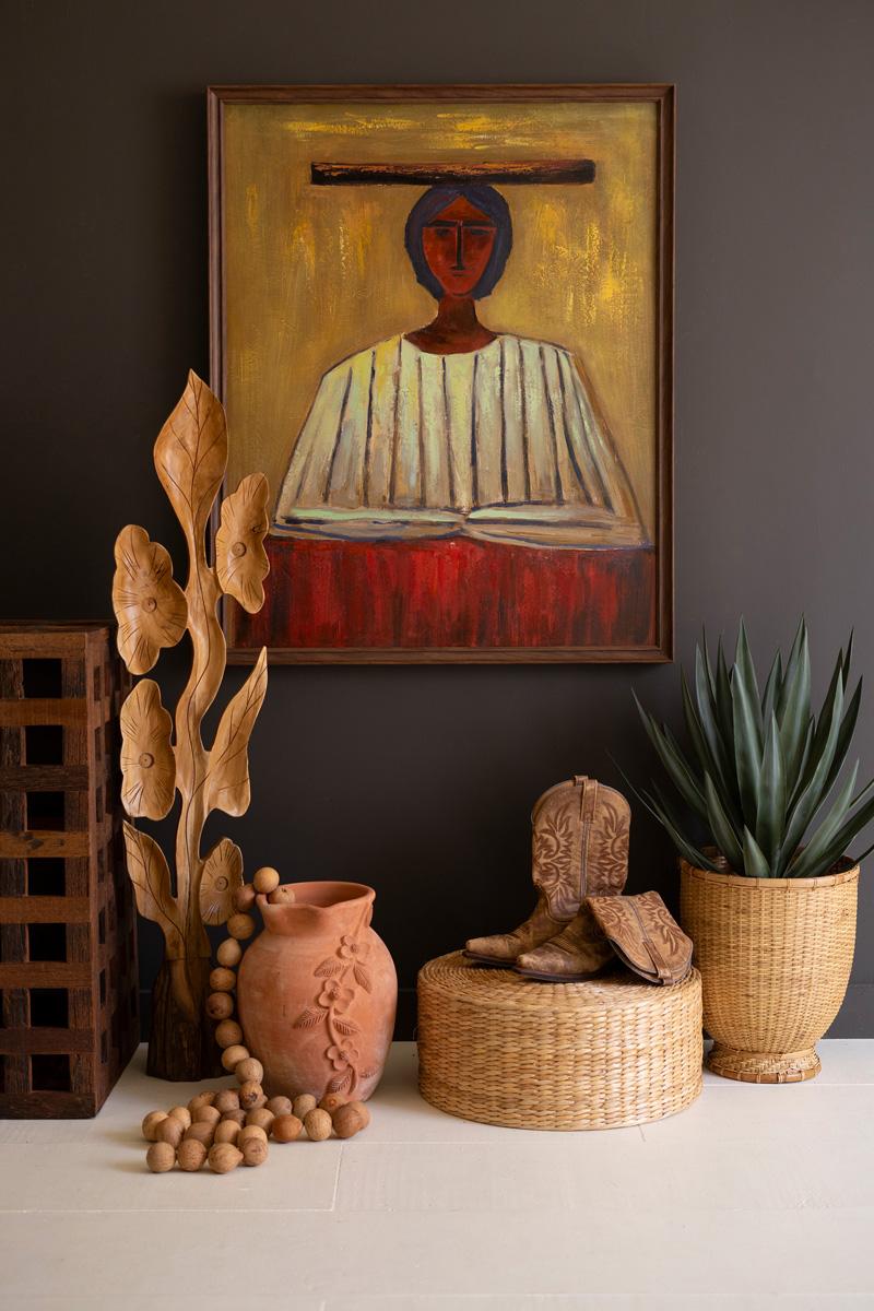Framed Painting Southwest Woman